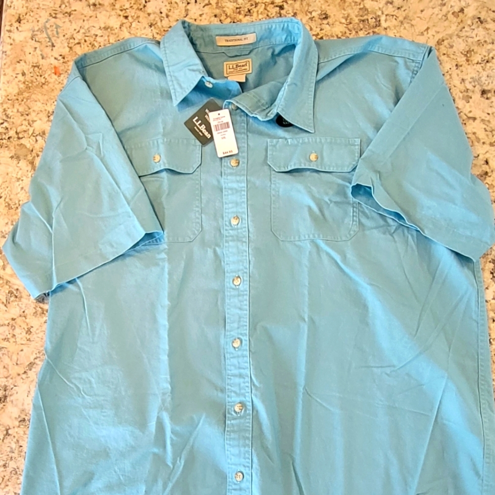 L.L Bean Sunwashed Canvas Shirt